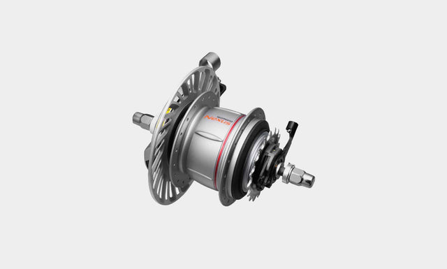 8 internal gear system with roller brake